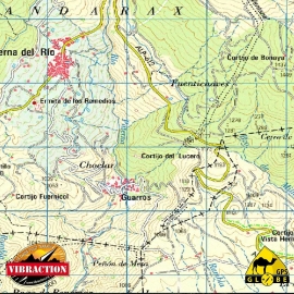 RB 21 - Andalousie Est (Murcia à Malaga) - découpage cartographique  - Vibraction