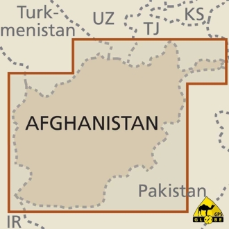 Afghanistan - carte touristique - 1 : 1 000 000