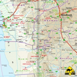 Afrique Australe - Carte touristique - 1 : 2 500 000