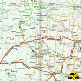 Australie (EST) - Carte touristique - 1 : 1 800 000