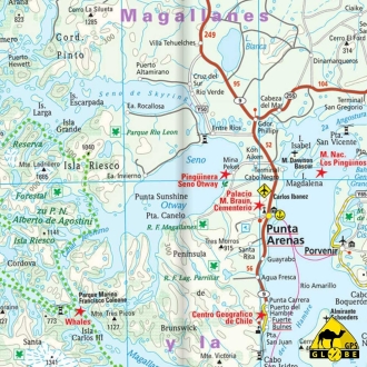 Chili - Carte touristique - 1 : 1 600 000