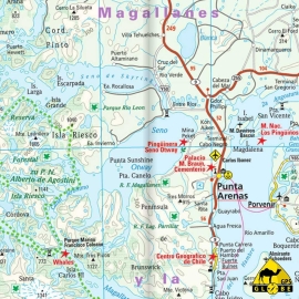 Chili - Carte touristique - 1 : 1 600 000