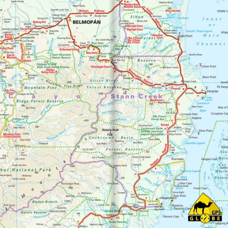 Guatemala / Belize - Carte touristique - 1 : 500 000