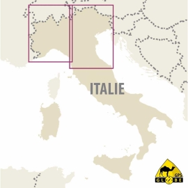 Italie NORD - Découpage cartographique - 1 : 400 000