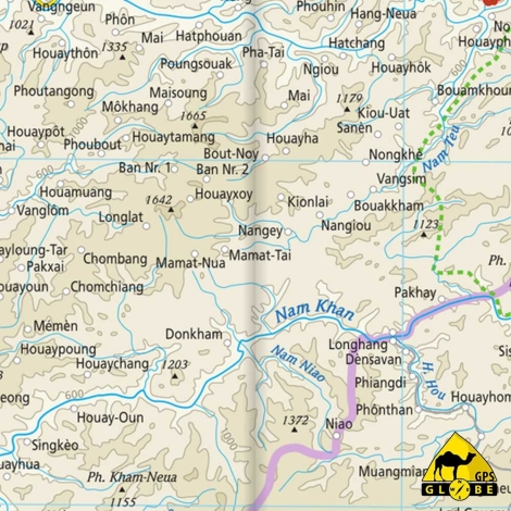 Laos - Carte touristique - 1 : 600 000