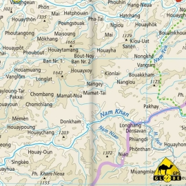 Laos - Carte touristique - 1 : 600 000