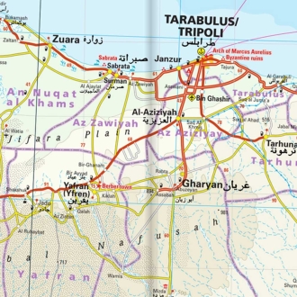 Libye - Carte touristique - 1 : 1 600 000