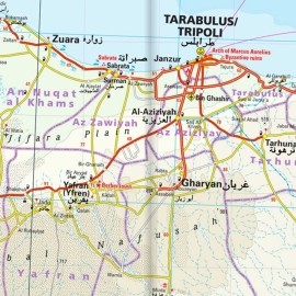 Libye - Carte touristique - 1 : 1 600 000