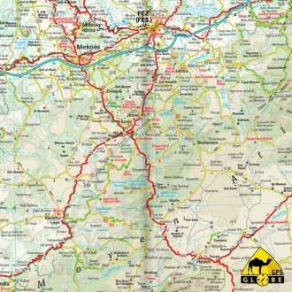 Maroc - Carte touristique - 1 : 1 000 000