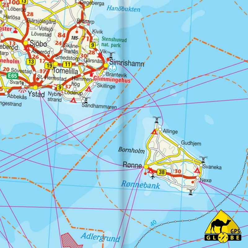 Mer Baltique Carte Voyage 1 1 300 000 - 