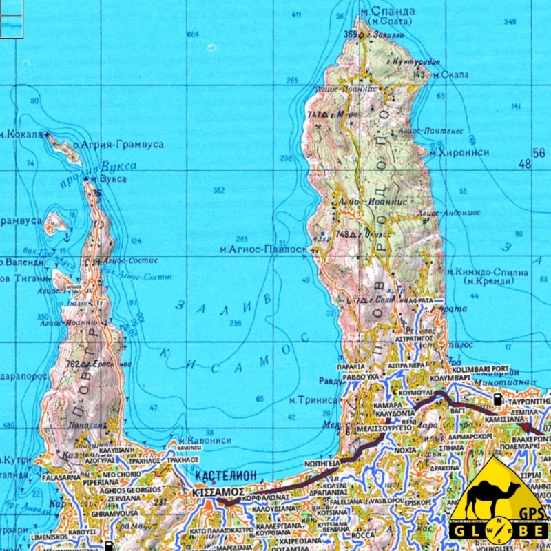 Crête  - 1 : 200 000