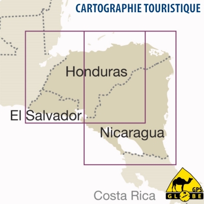 Nicaragua / Honduras / El Salvador - Carte voyage - 1 : 650 000