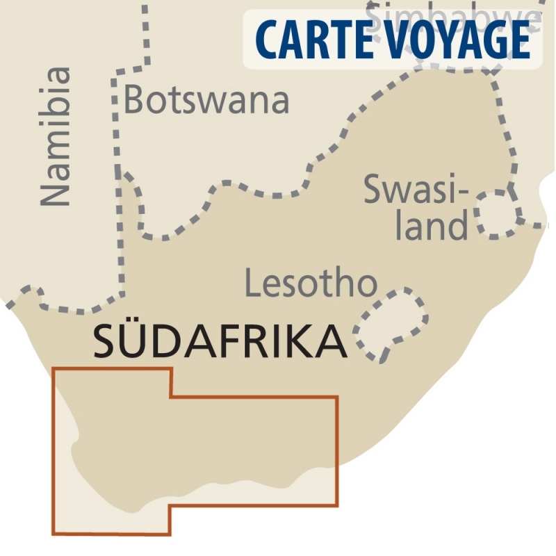 Afrique du Sud (région du Cap) - Carte touristique - 1 : 500 000