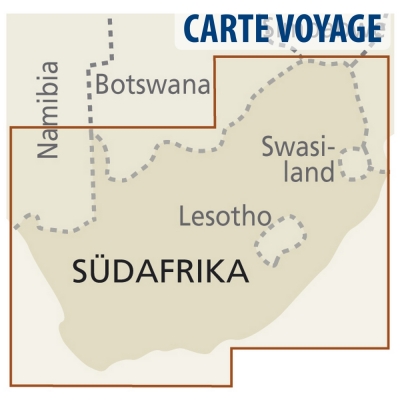 Afrique du Sud - Carte touristique - 1 : 1 400 000