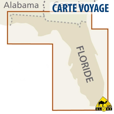 Etats-Unis (Floride) - Carte voyage - 1 : 500 000