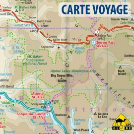 Etats-Unis (Nord Ouest) - Carte touristique - 1 : 750 000