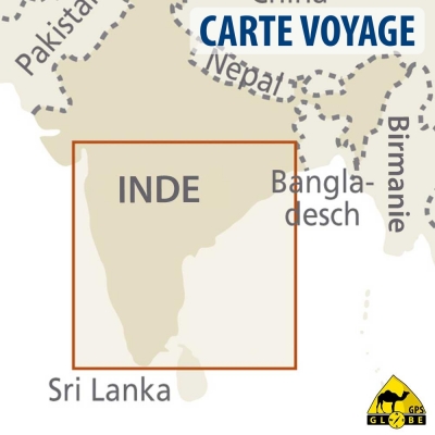 Inde (Sud) - Carte touristique - 1 : 1 300 000