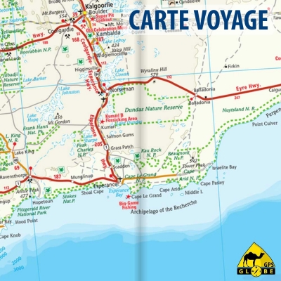 Australie - Carte voyage - 1 : 4 000 000