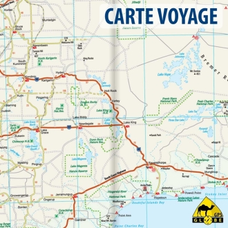 Australie (Ouest) - Carte voyage - 1 : 1 800 000