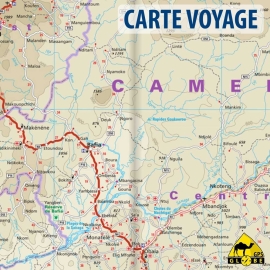 Cameroun / Gabon - Carte voyage - 1 : 1 300 000