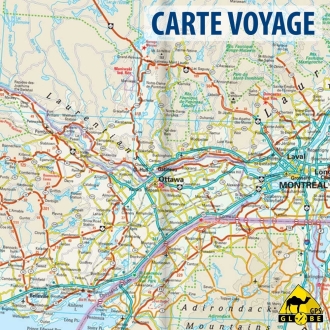 Canada (Ouest) - Carte touristique - 1 : 1 900 000