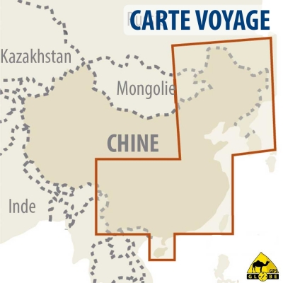 Chine Est - Carte touristique - 1 : 2 700 000