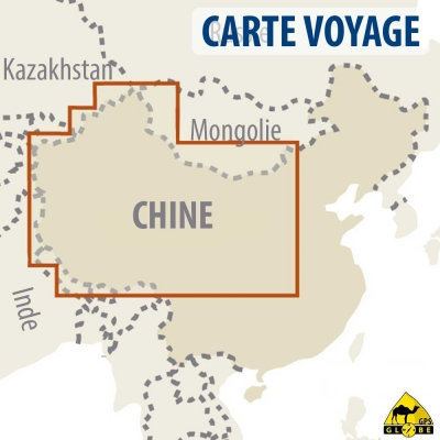 Chine Ouest - Carte touristique - 1 : 2 700 000