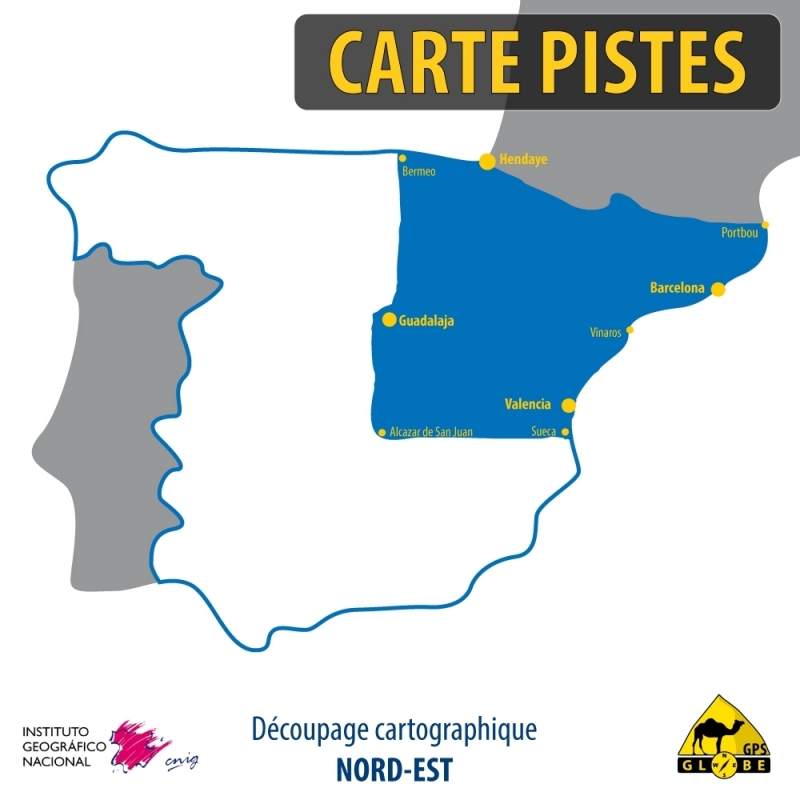 Carte Tout Terrain Nord Est De L Espagne Au 1 50 000