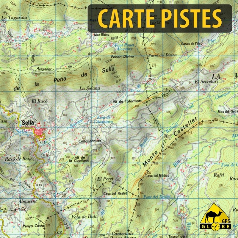 Carte tout terrain Nord est de l'Espagne au 1 : 50 000