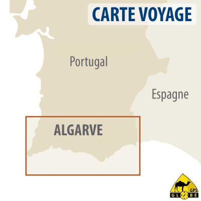 Algarve (Portugal) - Carte voyage - 1 : 100 000