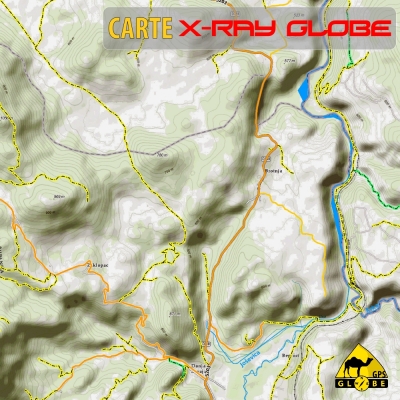 Croatie - X-Ray Globe - 1 : 30 000 TOPO Relief