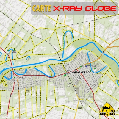 Hongrie - X-Ray Globe - 1 : 30 000 TOPO Relief