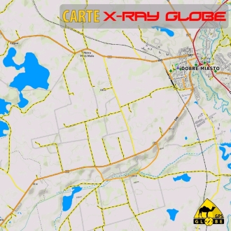 Pologne - X-Ray Globe - 1 :  30 000 TOPO Relief