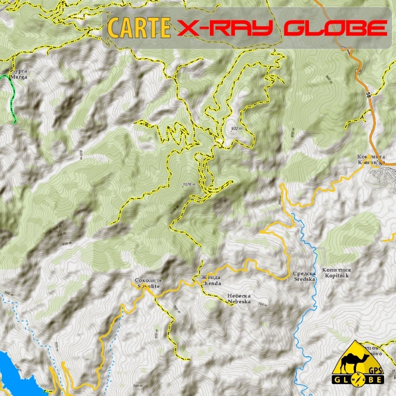 Bulgarie - X-Ray Globe - 1 :  30 000 TOPO Relief