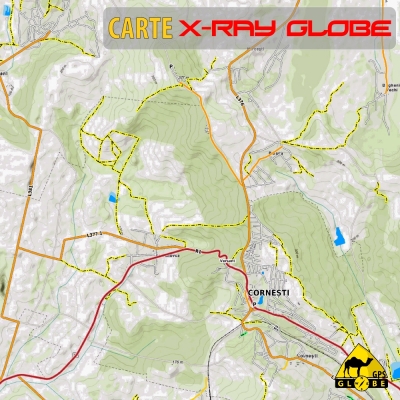 Moldavie - X-Ray Globe - 1 :30 000TOPO Relief