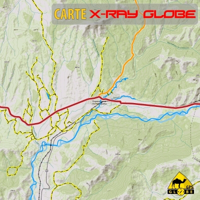Kazakhstan - X-Ray Globe - 1 : 100 000 TOPO Relief