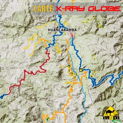 Pérou- X-Ray Globe - 1 : 100 000 TOPO Relief