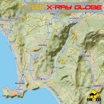 Italie Sud - X-Ray Globe - 1 : 30 000 TOPO Globe