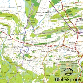 Belgique - 1 : 50 000 - GlobeXplorer