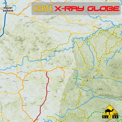 Zimbabwe - X-Ray Globe - 1 : 100 000 TOPO Relief