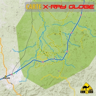 Tanzanie - X-Ray Globe - 1 : 100 000 TOPO Relief