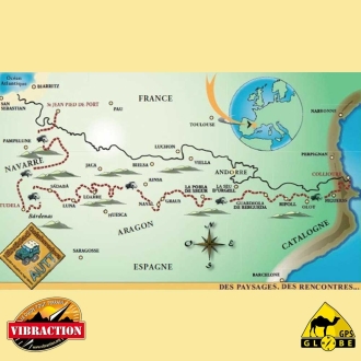 RB 5 - Traverse Transpyréennée - itinéraire - Vibraction