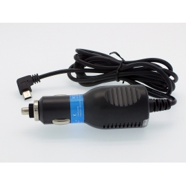 Alimentation allume-cigare 12V Mini USB Coudée