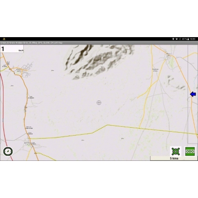 Oman - Emirats Arabes - X-Ray Globe - 1: 30 000 TOPO Relief