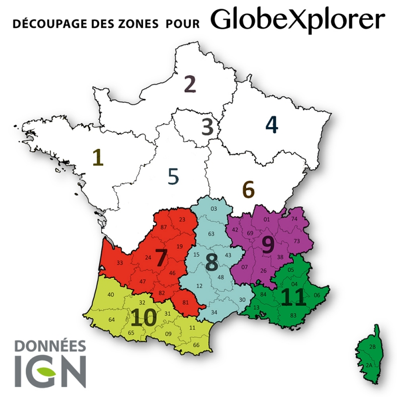 Demi France Sud 1:25 000 - GlobeXplorer