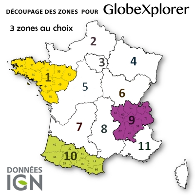 Carte IGN Zone 1 au 1 : 25 000 - GlobeXplorer