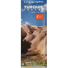 Turquie - carte papier - 1 : 1 500 000