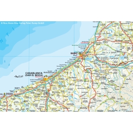 Maroc - carte papier - 1 : 1 000 000