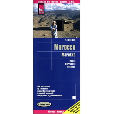 Maroc - carte papier - 1 : 1 000 000