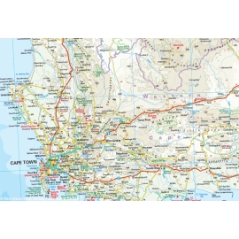 Afrique du Sud - carte papier - 1:1 400 000